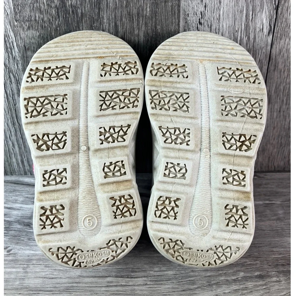 OshKosh Bgosh Pink Water Sandals Toddler Girls Size 5M Closed Toe Washable Shoes